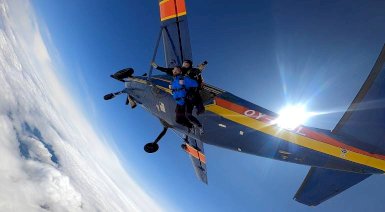 Skok ze spadochronem na prezent - Mielec